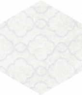Form 5.5X6.3” White Decor Hexagon | Glens Falls Tile & Supplies