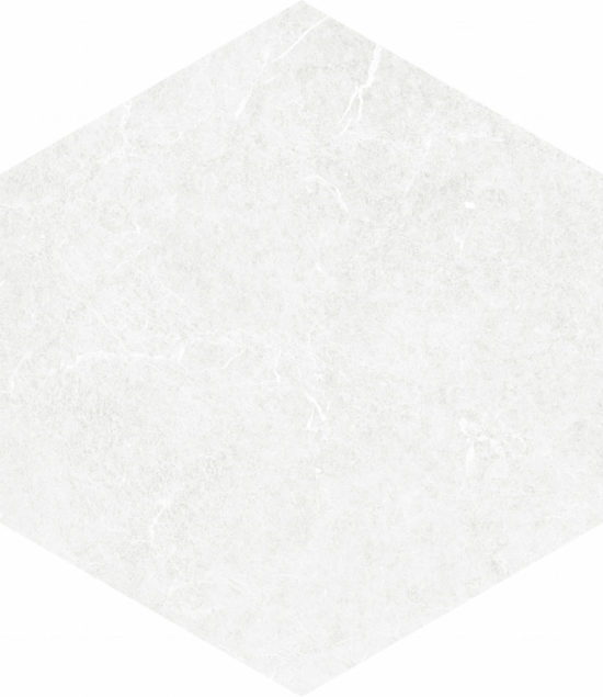 Form 5.5X6.3” White Hexagon | Glens Falls Tile & Supplies