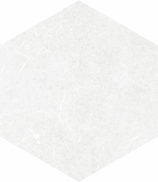 Form 5.5X6.3” White Hexagon | Glens Falls Tile & Supplies