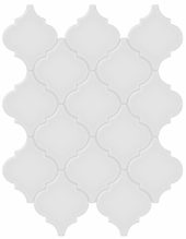 Gallery Grey Glossy Arabesque Mosaic | Glens Falls Tile & Supplies