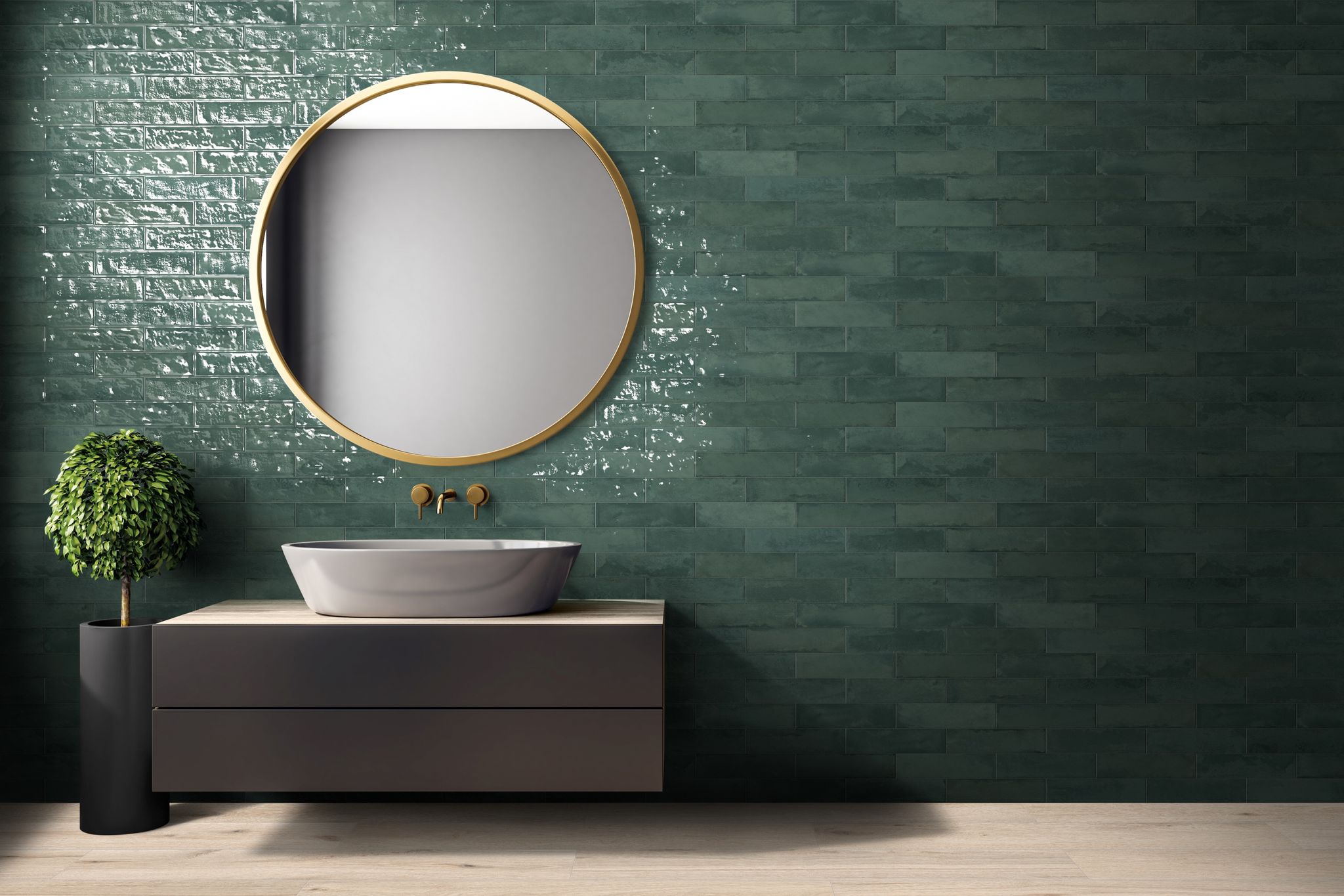 Grand Cayman 3x12" Heritage Green 2  | Glens Falls Tile & Supplies