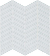 Ice Chevron Mosaic | Glens Falls Tile & Supplies