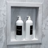 Iced Pewter Niche  14.5x12 inside | Glens Falls Tile & Supplies