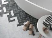 Lisbon 2x6" Graphite | Glens Falls Tile & Supplies