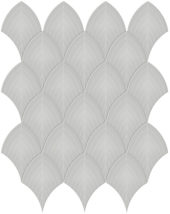 Loft Grey Glossy Scallop Mosaic | Glens Falls Tile & Supplies