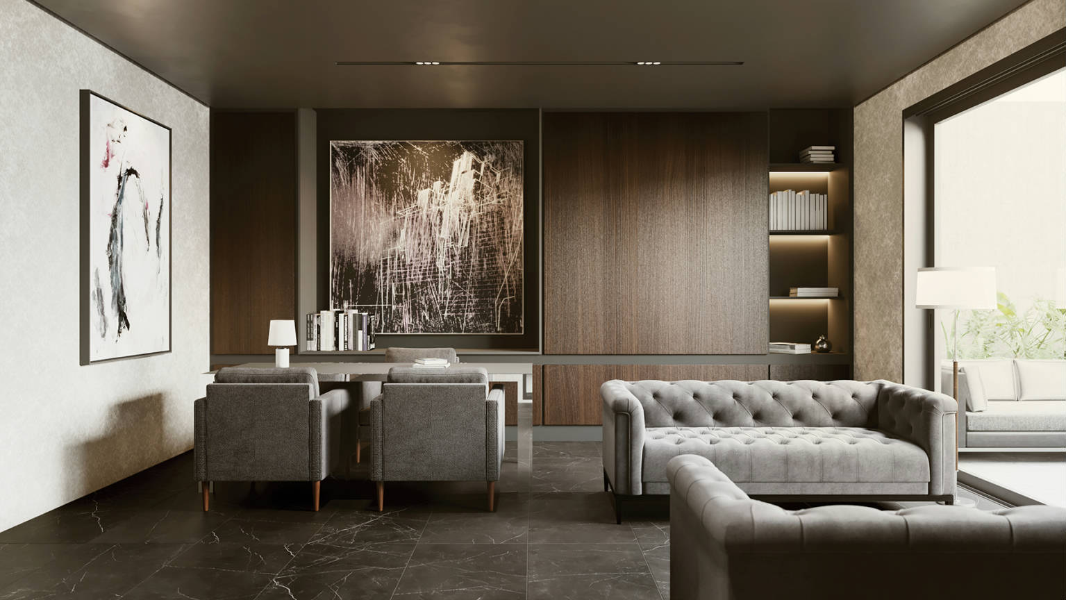 Luxury Tivoli Nero 24x48 | Glens Falls Tile & Supplies