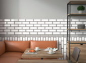 Marco 3x9" Blurred Black | Glens Falls Tile & Supplies