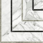 Milano Statuario Honed Picco Mosaic | Glens Falls Tile & Supplies