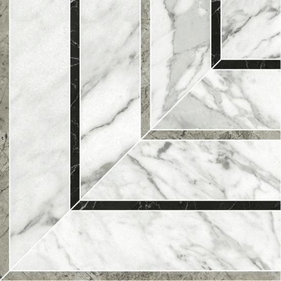 Milano Statuario Honed Picco Mosaic | Glens Falls Tile & Supplies