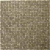 Mini Hexagon Gold Aluminum Mosaic | Glens Falls Tile & Supplies