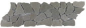 Mini Opus Grey Reconstituted Stone Border Interlocking Mosaic | Glens Falls Tile & Supplies