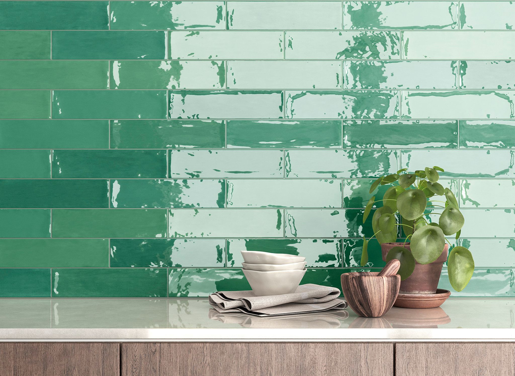 Morocco Green 3x11 | Glens Falls Tile & Supplies