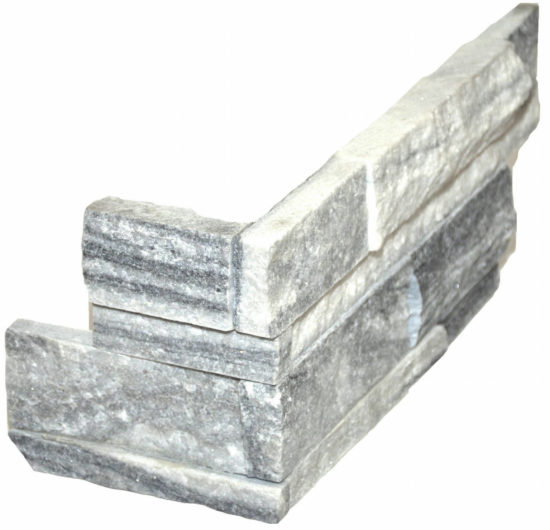 Nordic Crystal 6X18 Assembled Corner | Glens Falls Tile & Supplies
