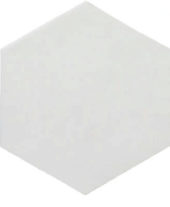 Ronda 5.5X6.3” White Hexagon | Glens Falls Tile & Supplies