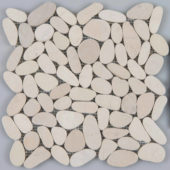 Serenity Ivory Flat Pebble | Glens Falls Tile & Supplies