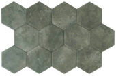 Seville 5.5X6.3” Black Hexagon | Glens Falls Tile & Supplies