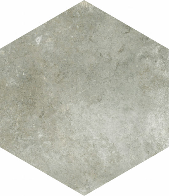 Seville 5.5X6.3” Grey Hexagon | Glens Falls Tile & Supplies