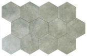 Seville 5.5X6.3” Grey Hexagon | Glens Falls Tile & Supplies