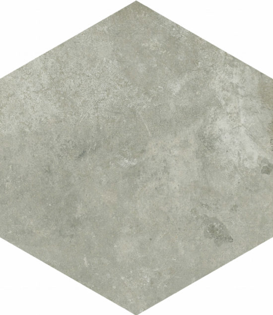 Seville 5.5X6.3” Grey Hexagon | Glens Falls Tile & Supplies