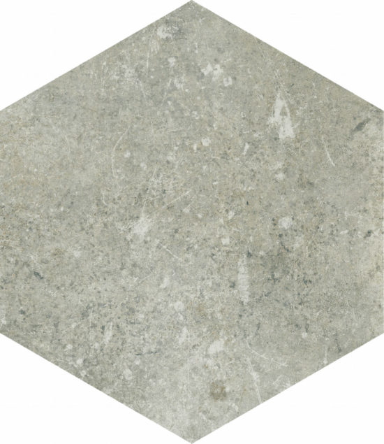 Seville 5.5X6.3” Grey Hexagon | Glens Falls Tile & Supplies