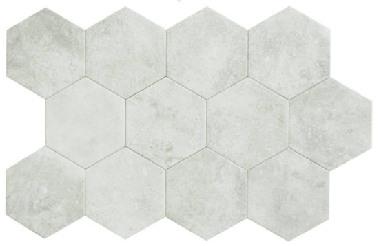 Seville 5.5X6.3” White Hexagon | Glens Falls Tile & Supplies