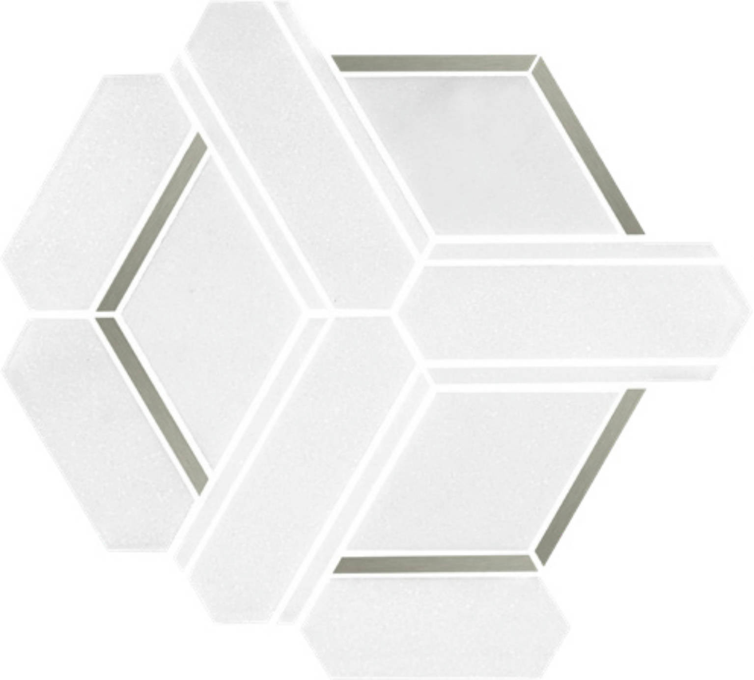 Silver Ring Mosaic | Glens Falls Tile & Supplies