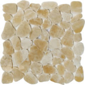Sliced Onyx Crema Polished Mosaic | Glens Falls Tile & Supplies