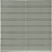 Smoke 1.5X6 Stacked Mosaic | Glens Falls Tile & Supplies