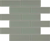 Smoke 2X6 Brick Mosaic | Glens Falls Tile & Supplies