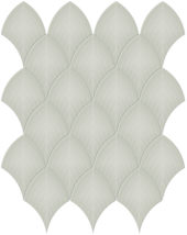 Soft Sage Glossy Scallop Mosaic | Glens Falls Tile & Supplies