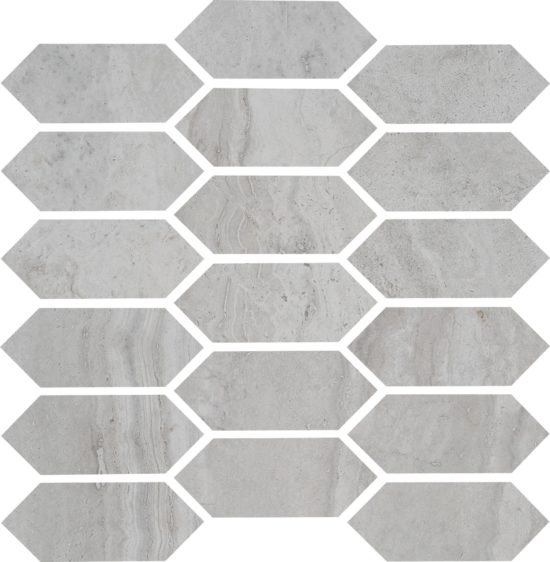Spirit Silver Picket Mosaic | Glens Falls Tile & Supplies