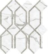 Statuario Venezia Polished Modella Mosaic | Glens Falls Tile & Supplies