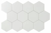 Vida 5.5X6.3” White Hexagon | Glens Falls Tile & Supplies