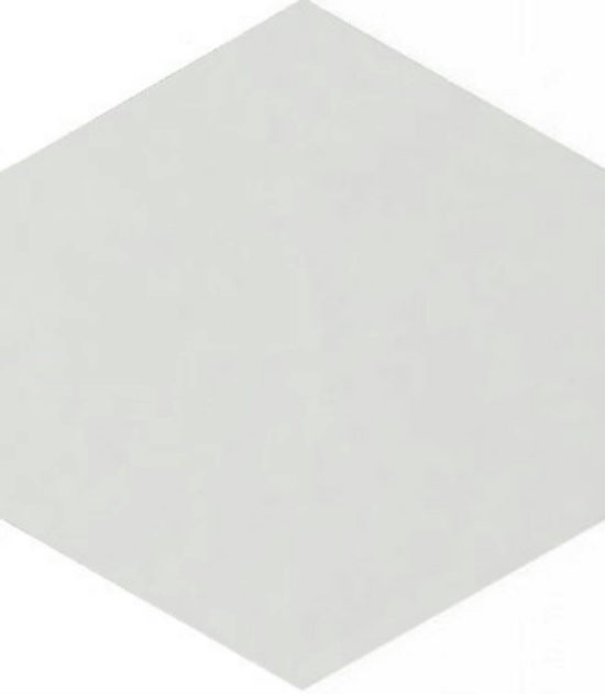 Vida 5.5X6.3” White Hexagon | Glens Falls Tile & Supplies