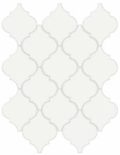 White Glossy Arabesque Mosaic | Glens Falls Tile & Supplies