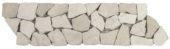 White Opus Mosaic Interlocking Border | Glens Falls Tile & Supplies