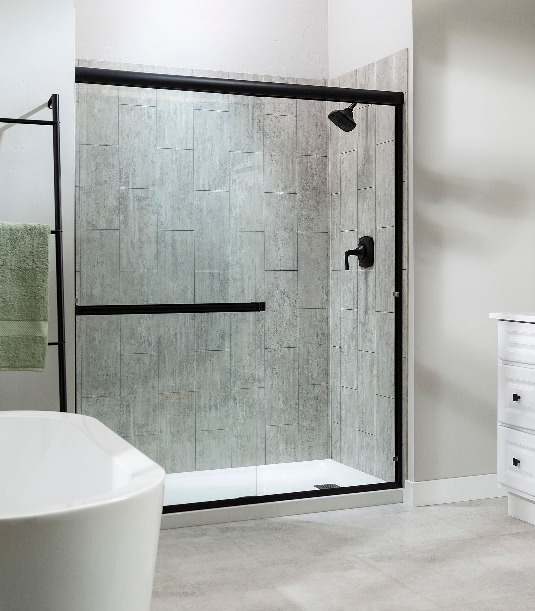 Wind Gust Shower Wall Kit 30x60x78 | Glens Falls Tile & Supplies
