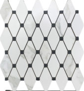 13x15 Calacatta Esagona Mosaic | Glens Falls Tile & Supplies