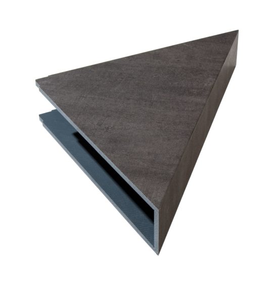 Ashen Slate Shower Shelf 14.56x7.12x2