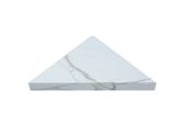 Carrara Marble Shower Bench 26x18.63x3 | Glens Falls Tile & Supplies