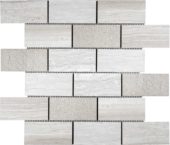 5x10cm Multi Finish Mosaic Limestone | Glens Falls Tile & Supplies