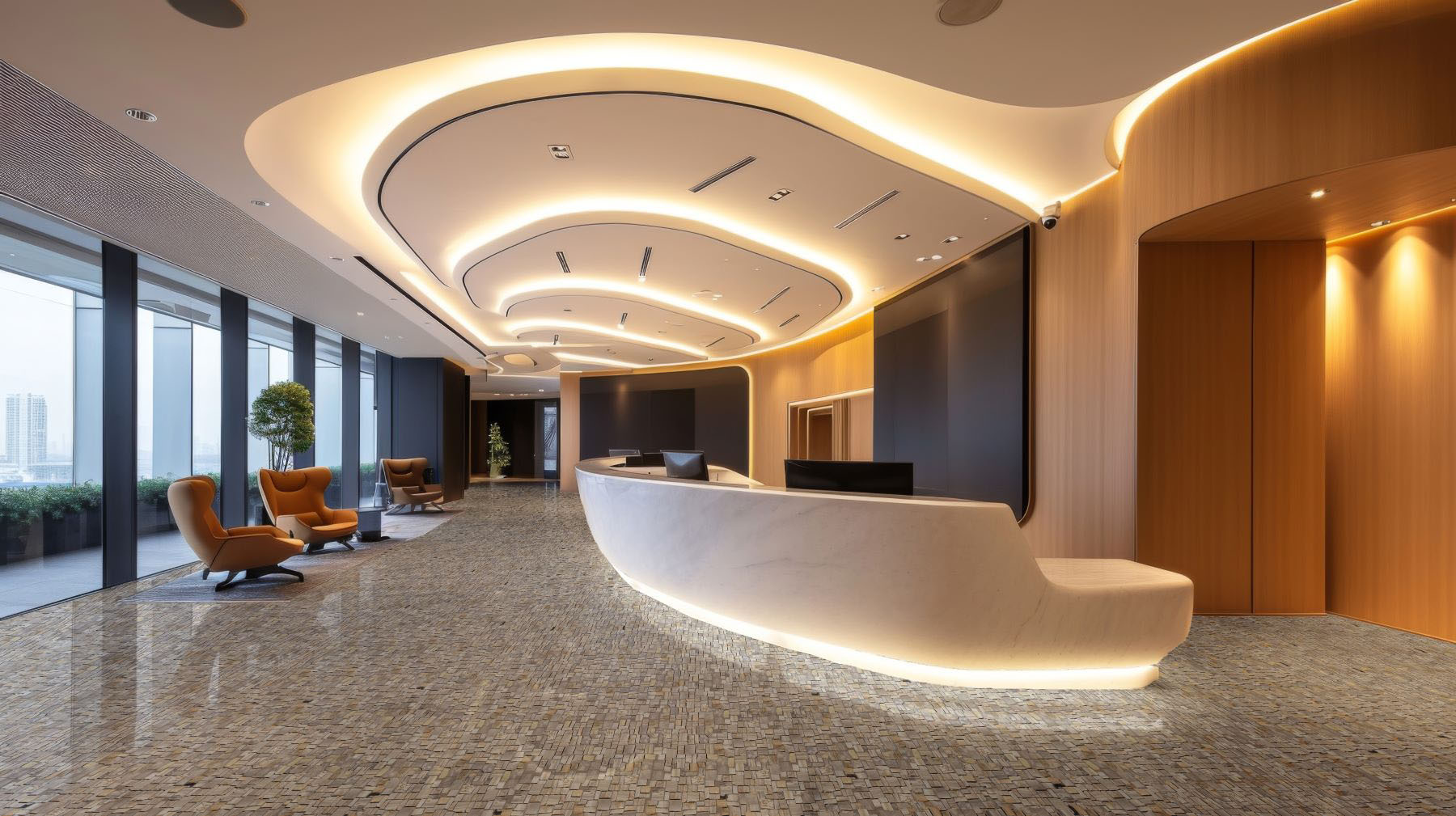 Cubic Fossil Wood Stone  | Glens Falls Tile & Supplies