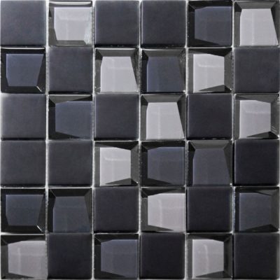 Glass 2″x2″ Grey Mix Mosaic