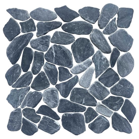 Mini Opus Matte Grey Mix Marble Stone Interlocking | Glens Falls Tile & Supplies