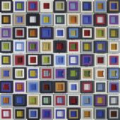Multicolor Square Mix Glass Resin | Glens Falls Tile & Supplies