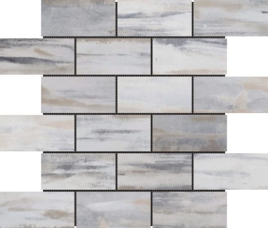 Slate Stone Beige Glazed Ceramic 2"x6" Brick | Glens Falls Tile & Supplies
