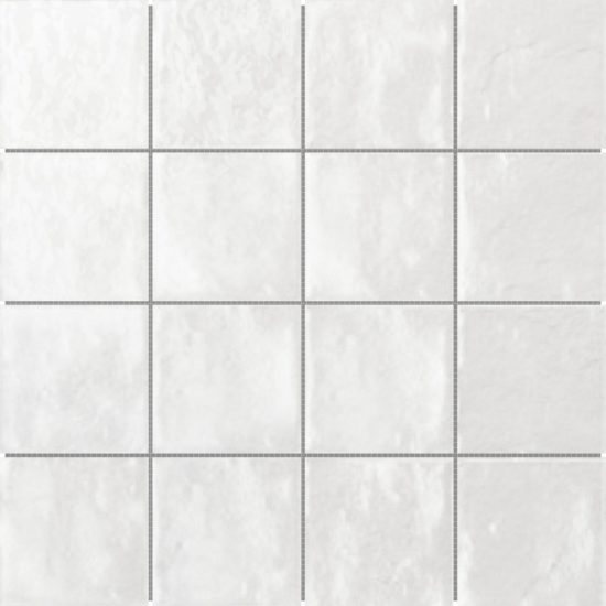 Zellige Glazed Ceramic White 3"x3" Mosaic | Glens Falls Tile & Supplies