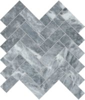 Aqua Intenso 1.25x4 Herringbone Mosaic | Glens Falls Tile & Supplies