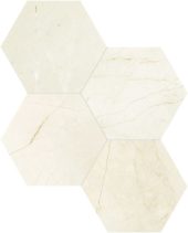 Avorio Crema 6 Hexagon Mosaic | Glens Falls Tile & Supplies