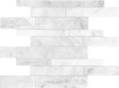 Bianco Venatino Random Strip Honed Mosaic | Glens Falls Tile & Supplies